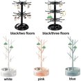 thumbnail image 2 of HAHDAXIA Rotation Bijoux Présentoir Support Collier Rack Réglable Multipurpose Bijoux Arbre Stand Organisateur pour Colliers, Bracelets, Boucles d'Oreilles, Bagues (Rose), 2 of 7