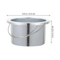 thumbnail image 2 of Hair Removal Wax Melting Container Wax Heater Inner Pot Non-stick Pot (Silver), 2 of 7