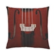 thumbnail image 1 of Ahgly Company Music Violin Indoor Throw Pillow, 18 inch by 18 inch, 1 of 5