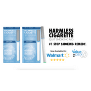 Harmless Cigarette,Oxygen,Nicorette Alternative & Quit Smoking Aid,2pk
