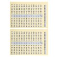 thumbnail image 1 of Guitar Fretboard Stickers 2Pcs Fretboard Note Map Tool For Beginners Black PVC Music Learning Decals, 1 of 4