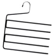 thumbnail image 1 of Pantalones colgadores múltiples múltiples metal multifunción no slip pantalón de colgante colgante de pantalones estante para ropa de arma de bufanda, 1 of 8