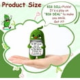 thumbnail image 4 of Romantic Pickle Crochet Doll - 'I Pickle You' Love Gift, Perfect Anniversary Birthday Present for Couples, Ideal Home Decor, 4 of 5