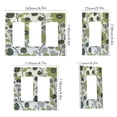 thumbnail image 2 of Yayeee Rocker Switch Wall Plate 1-Gang 4.6"x2.9" Home Decorative Outlet Cover, Retro Flower Print, 2 of 6