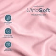 thumbnail image 5 of Bare Home Pillowcase Set - Premium 1800 Collection - Double Brushed - Ultra Soft - Standard Size, Light Pink, 2 Count, 5 of 8