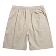 thumbnail image 5 of LEKWK Athletic Shorts for Men Elastic Waist Drawstring Quick Dry Workout Short Lightweight Moisture Wicking Gym Activewear with Side Pockets Khaki XXL, 5 of 5