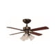thumbnail image 1 of Ventilador Decorativo Iluminación Luz Vic Oporto Laiting Oporto5-Caoba Innovador, 1 of 2