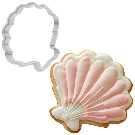 Scallop Cookie Cutter 4 Inch Made in USA by WONDERTORY