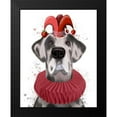 thumbnail image 2 of Fab Funky 15x18 Black Modern Framed Museum Art Print Titled - Great Dane Strawberry Fool, 2 of 5