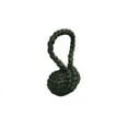 thumbnail image 2 of Handcrafted Model Ships K-49007-bronze 10 in. Cast Iron Sailors Knot Door Stopper - Antique Bronze, 2 of 2