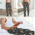 thumbnail image 6 of PISONIC Funny Mens Pajama Pants Lounge Men's Pajama Bottoms Soft Sleep Pants With Pockets Drawstring, 6 of 7