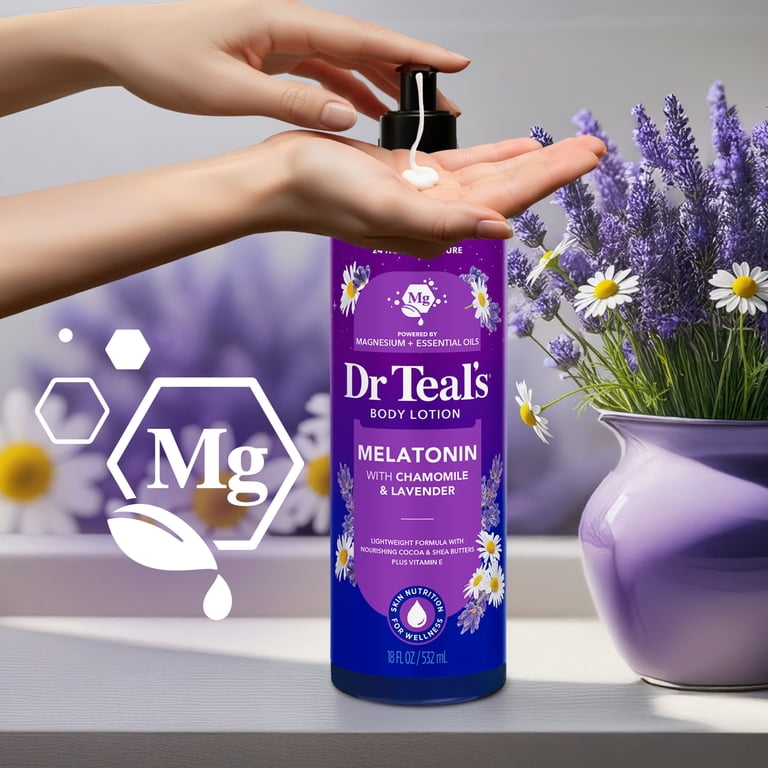 Dr Teal's Sleep Body Lotion with Melatonin, Lavender and Chamomile