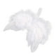 thumbnail image 1 of Alas de ángel, alas de plumas blancas, adornos colgantes, decoración de árbol de Navidad, decoraciones navideñas para vacaciones, bodas, año Nuevo, 1 of 7