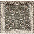thumbnail image 2 of Safavieh Bella 5' Square Hand Tufted Wool Rug in Gray and Taupe, 2 of 4