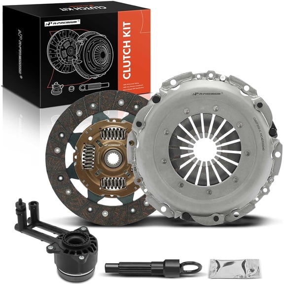 A-Premium Transmission Clutch Kit Compatible with Ford Fiesta 2011-2019, 1.6L Naturally Aspirated, Replace# 3583326448