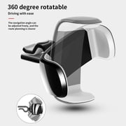 Car Mobile Phone Holder Universal 360 Degree Mini mount holder ;Auto Stand Bracket In Auto Air Vent Mount, White Blue