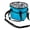 Blue, variant on 4 Compartment Leak Proof Car Drink Holder With Removable Dividers For Bottles And Snacks Multiple Color Beverage Bag