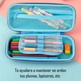 thumbnail image 3 of Paquete 2 Estuches De Lápices Con Diseño 3D Lapiceras Figura Tridimencional D y I, 3 of 8