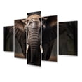 thumbnail image 2 of Designart "Elephant euphony In Monochrome I" Animals Wall Art Prints Set, 2 of 5