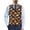 Pumpkin Sunflower Print, variant on POLERO Reindeer Tree Snowflake Mens Suit Vest for Corporate Formal, Slim Fit Men's Suit Vest Button Woven Fabric Men's V-Neck Suit Vests