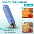 thumbnail image 3 of Bombilla para refrigerador Caoooort 7006999 de vidrio azul 40W 110V, 3 of 7