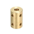 thumbnail image 3 of Uxcell Shaft Coupler Connector L22 x D14 5mm to 8mm Bore Rigid Coupling with Screw,Wrench for 3D Printers 1Pack, 3 of 6