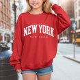 thumbnail image 2 of Godom Girls Sweatshirt Graphic Sweatshirts for Teen Girls Crewneck Oversized Sweatshirt Kids Fashion Long Sleeve Pullover Tops, 2 of 4