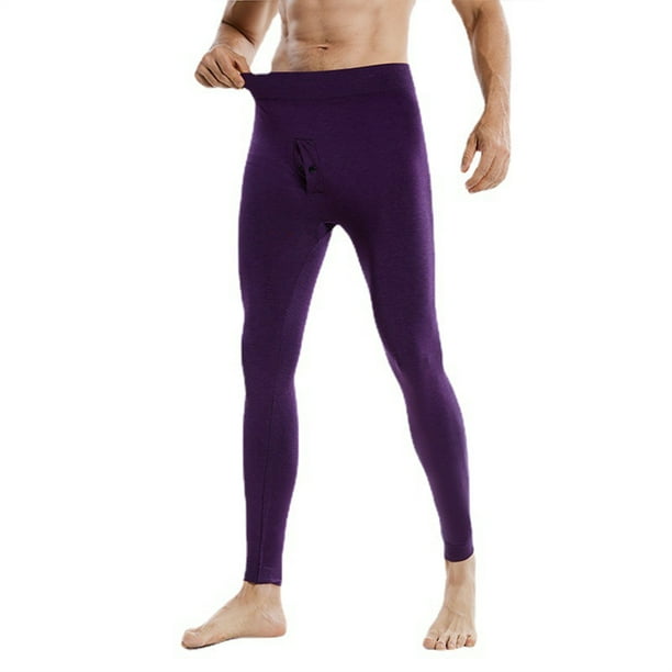 Kearding Ropa interior térmica, pantalones cálidos transpirables, lavable, absorción de sudor, secado rápido, reutilizable, termos en forma de U, Suministros térmicos Violeta Kearding HA071590-04