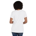thumbnail image 3 of Hanes V-Neck T-Shirt Women's Garment Dyed Short Sleeve Tee Ringspun Cotton, 3 of 7