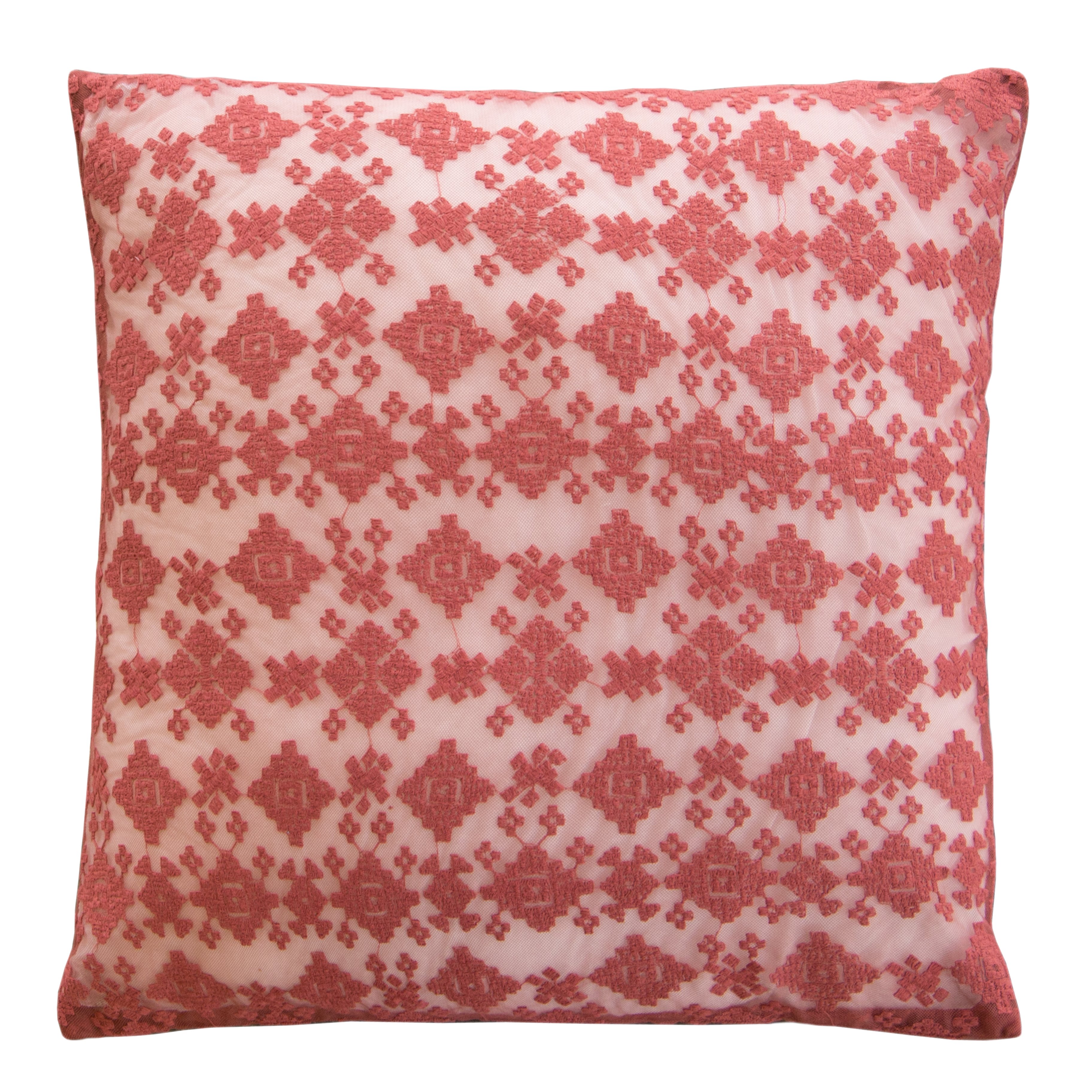 Lace Euro Pillow Cover 26x26 (Cover Only), Diamond