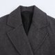 thumbnail image 4 of HH TRAF Chaqueta larga de lana cruzada y holgada de moda de otoño e invierno para mujer, abrigo elegante informal suave y cálido para mujer, 4 of 4