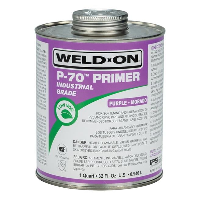 WeldOn 32 oz P70 Purple Primer for CPVC & PVC