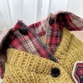 thumbnail image 4 of Warm Cute Clothing Comfotable Cat Knitted Apparel Dog Sweater Coat Pet Clothes YELLOW L, 4 of 8