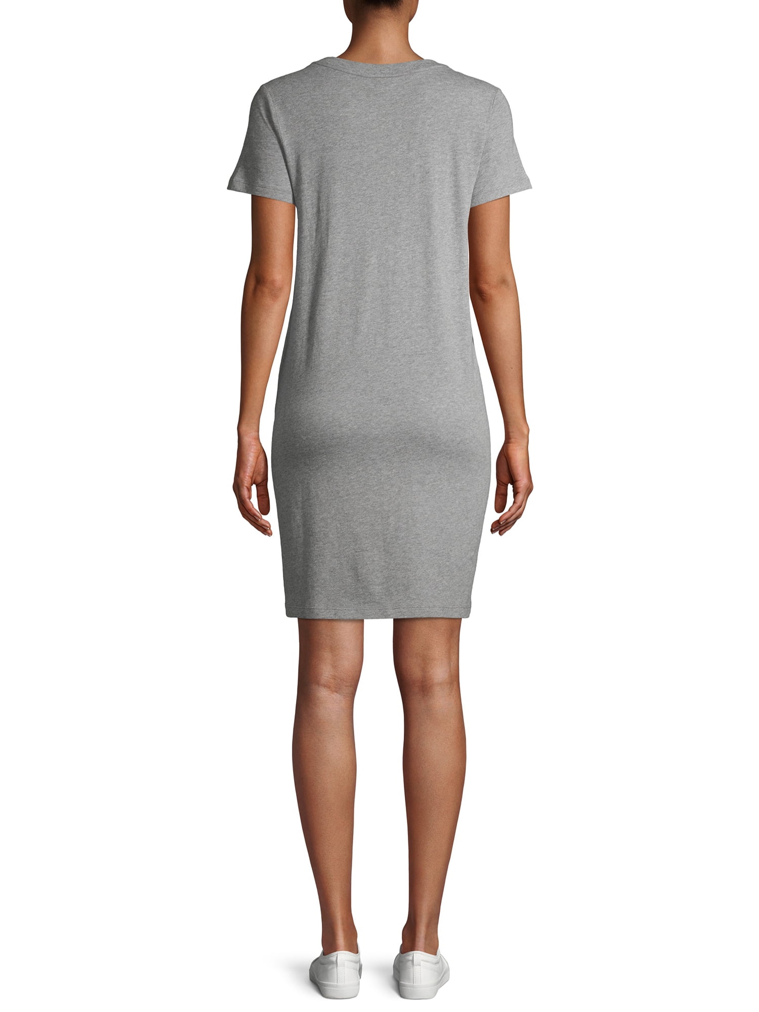 red t shirt dress walmart