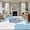 Blue, variant on Round Area Rug 5 Ft, Navy Blue Coastal Non Slip Area Rugs for Living Room, Turquoise Coral Ocean Modern Sea Washable Low Pile Circle Throw Carpet for Indoor Dining Room Bedroom Nursery Decor