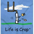 thumbnail image 2 of Life is Crap Touchdown Fail Funny Men's Graphic T Shirt Tees Brisco Brands L, 2 of 6