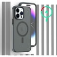 thumbnail image 1 of For iPhone 15 Pro Max 6.7 Transparent Magnetic Mount Holder Magsafe Wireless Charging Hybrid Case, 1 of 1