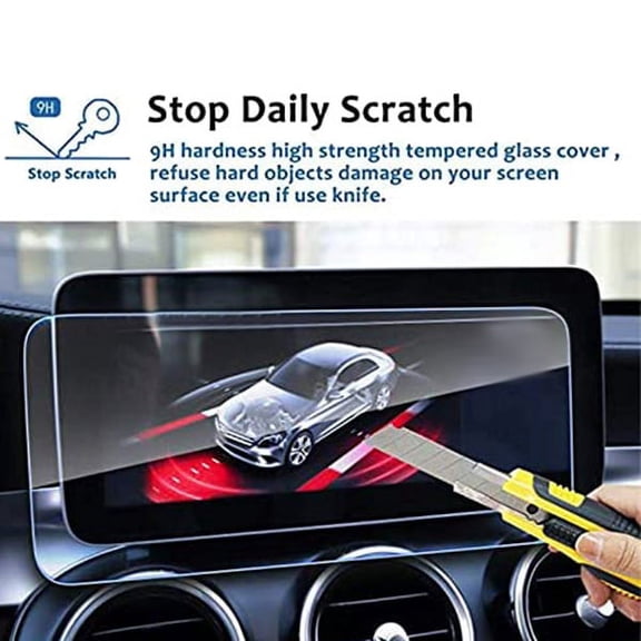 10.25 inch Car GPS Navigation Screen Protector Tempered Glass Film For C-Class W205 2019