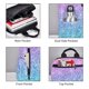 thumbnail image 3 of Disketp Multicolor Glitter Mochila Ligera e Impermeable, Mochila de Día Resistente para Viajes, Senderismo y Uso Diario para Hombre y Mujer, 3 of 7