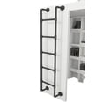 thumbnail image 2 of golytefs Heavy-duty Metal Ladder Wall Mounted Ladder Space-saving for Caravans Dormitory, 2 of 9