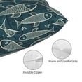 thumbnail image 3 of KLL Fish Style Pillow Covers Envelope Closure,Super Soft and Cozy Fuzzy Fleece Pillow Case Cover (No pillow core） 20"x30", 3 of 5
