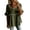 Army Green, variant on Lenpel Linen Tops for Women Cotton Ruffle Short Sleeve Scoop Neck Hollow out Trim Peplum Pleated Hem T-Shirts Casual Tunic Blouses
