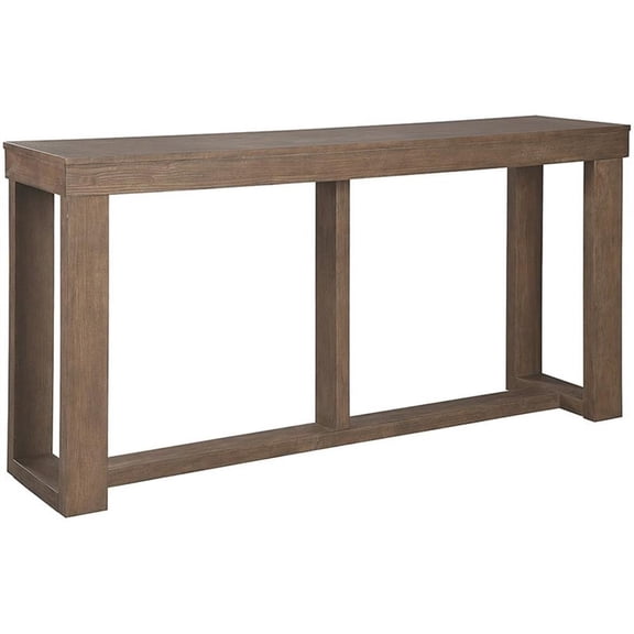 Bowery Hill Console Table in Grayish Brown