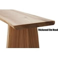 thumbnail image 6 of 48” Wooden Dining  Solid Natural Edge Wood Dining  Indoor Kitchen Table Benches Entryway Benches for Rustic Home Décor Furniture, 6 of 7