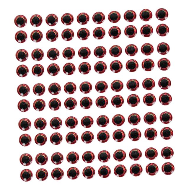 100 Uds Ojos de señuelo de pesca 3D ojo holográfico Zulema