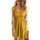 thumbnail image 2 of Vestido con cuello en V para mujer,Vestido corto para mujer, Vestido corto sin mangas con cuello en V, Vestido corto sin mangas, Rendimiento lleno de energía, 2 of 5