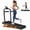 Black with incline, variant on 3 In 1 Height Adjustable Treadmill,3.0HP Foldable Walking Pad,Quiet Under Desk Treadmill for Home Office,300 LBS Weight Capacity