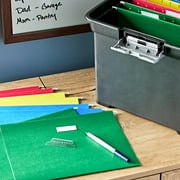 Pen+Gear Hanging File Folders, Letter Size, Assorted Colors, 25 Count