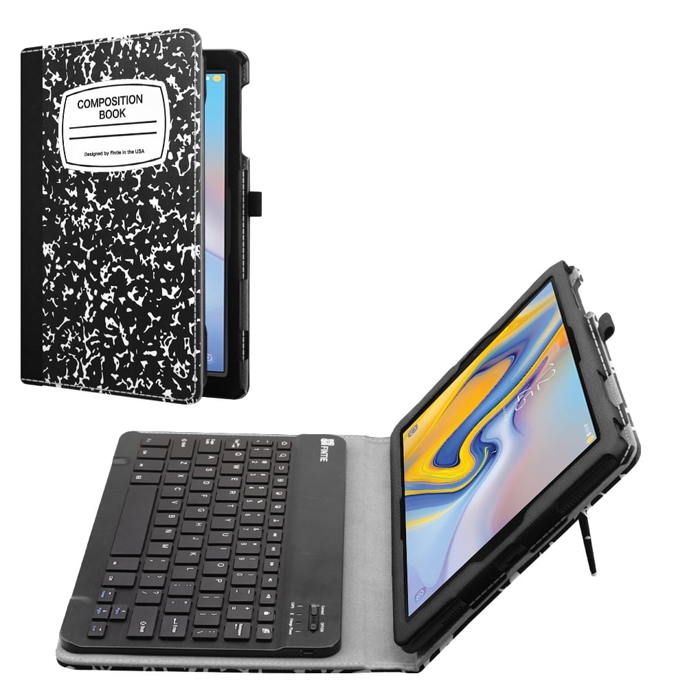 PU Leather Folio Keyboard Case for Samsung Galaxy Tab A 10.5 2018 Model  SM-T590/T595 with Bluetooth keyboard Composition