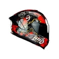 thumbnail image 1 of Casco Integral De Moto X- Kov Vertigo Yakuza Rojo Ece22.06, 1 of 4